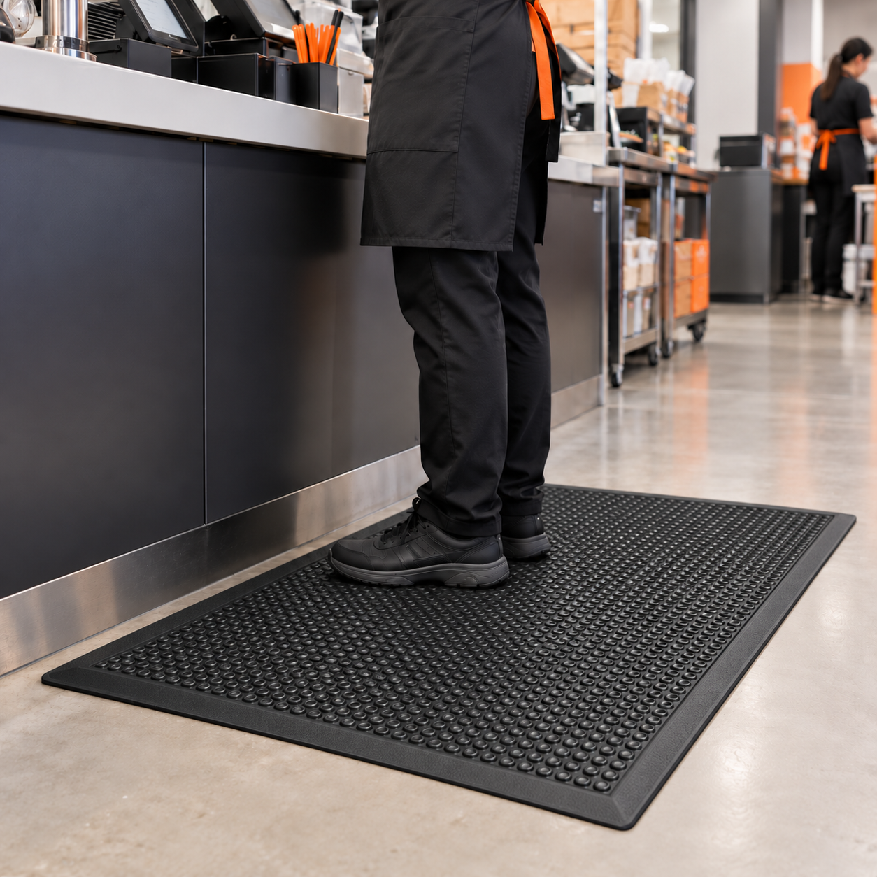 ภาพผลิตภัณฑ์จริง 3M Safety-Walk Comfort 5270 สีดำ ขนาด 2 × 3 ฟุต